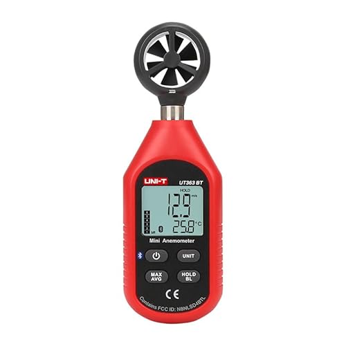 UNI-T UT363 UT363BT Mini-Handheld Anemometer mit Bluetooth Digital Wind Anemometers Speed Measurement Temperature Tester.(UT363) von UNI-TREND