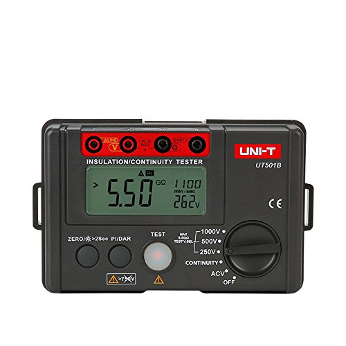 UNI-T UT501B Serie UT500 Isolationswiderstandstester, 250 V/500 V/1000 V, 1 mA UNI-T UT501B Serie UT500 Isolationswiderstandstester, 250 V/500 V/1000 V, 1 mA von UNI-TREND