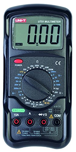 UNIT-T Digital-Multimeter, Kapazität Messung, schwarz UT51/MIE0014 UNIT-T Digital-Multimeter, Kapazität Messung, schwarz UT51/MIE0014 von UNI-TREND