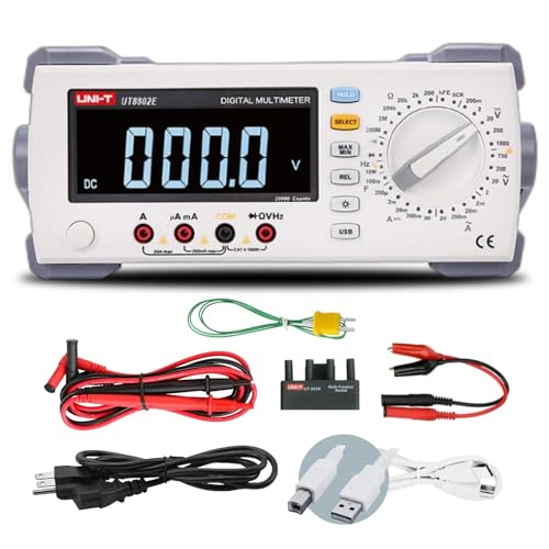UNI-T UT8802E Digital Multimeter 200000 Counts 100kHz Frequency Response Reading Resolution 5K rdgs/s Fastest Test Rate von UNI-TREND
