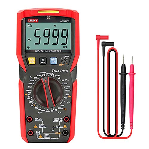 UNI-T UT89XD Digital Multimeter Professional tester True RMS AC/DC 1000V 20A Voltage Current Temperature Conductance Meter (UT89XD) von UNI-TREND