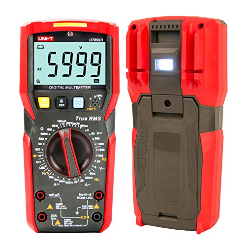UNI-T UT89XD True RMS 6000 Counts LED digital multimeter test ac dc Voltmeter Ammeter Capacitance Frequency Resistance test … UNI-T UT89XD True RMS 6000 Counts LED digital multimeter test ac dc Voltmeter Ammeter Capacitance Frequency Resistance test … von UNI-TREND