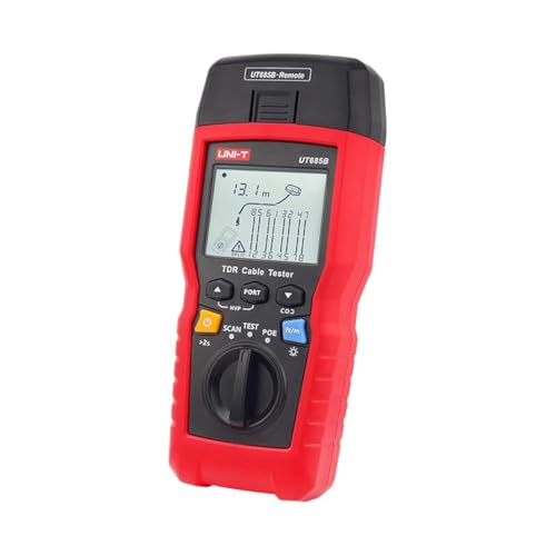 UNI-T Uni-trend Cable and network tester UT685B Kit TDR Cable Tester Pair Coaxial POE Network Cable Length Sequence Detector RJ11 RJ45 Plug Adapter Digital Meter(UT685KIT) von UNI-TREND