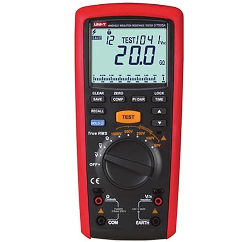UNI-T Uni-trend Ground resistance meter UT505A 505B 1000V Digital Handheld True RMS Megger Insulation Resistance Meter Tester Multimeter Ohm Voltmeter Megohmmeter(UT505A) von UNI-TREND