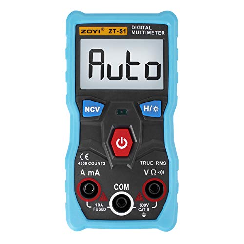 AICase Digitales Multimeter, echte RMS-Messung mit LCD-Display, automatischer Reichweite, NCV-Funktion, ABS + PVC Material AICase Digitales Multimeter, echte RMS-Messung mit LCD-Display, automatischer Reichweite, NCV-Funktion, ABS + PVC Material von AICase