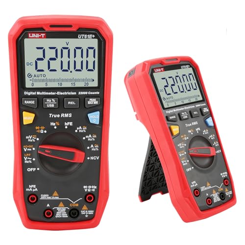 RockyMars UT61E+ Digital Multimeter True RMS 1000 V AC DC USB Übertragung 22.000 Counts NCV AC/DC Spannung/Strom Widerstand Diode Transistor Hfe von UNI-TREND