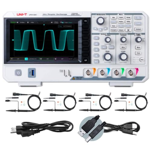 UNI-T UPO1000 Serie 50MHz/100MHz/200MHz 4Ch DSO Ultra Phosphor Digital Oszilloskop (UPO1204(200MHz)) von UNI-TREND