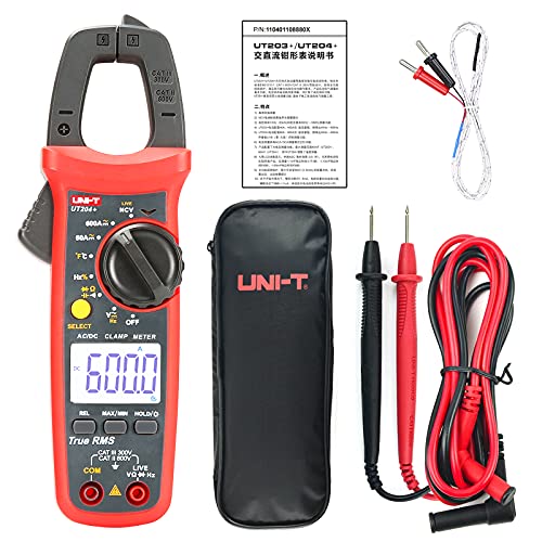 UNI-T UT204 + Digitales Klemmmessgerät Temperatur Wechselstrom Gleichstrom Spannungswiderstandstester Multimeter UNI-T UT204 + Digitales Klemmmessgerät Temperatur Wechselstrom Gleichstrom Spannungswiderstandstester Multimeter von UNI-TREND