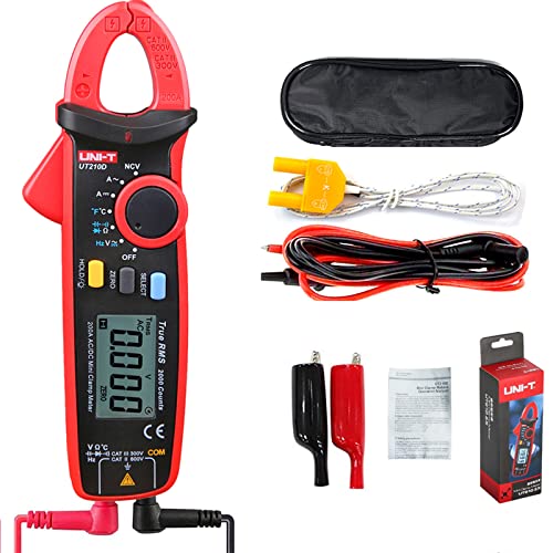 UNI-T UT210D Digitales Mini-Zangenmessgerät 200A AC DC Strom True RMS Zange Amperemeter Spannung Frequenz Temperatur Tester Multimeter mit Krokodilklemme UNI-T UT210D Digitales Mini-Zangenmessgerät 200A AC DC Strom True RMS Zange Amperemeter Spannung Frequenz Temperatur Tester Multimeter mit Krokodilklemme von UNI-TREND