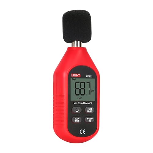 UNI-T UT353 UT353BT Sound Level Bluetooth Meter Digital Noise Measuring Tester 30-130dB Professional Decibel Monitor dB Detector (UT353) von UNI-TREND