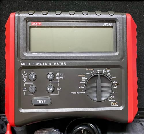 UNI-T UT590 Series Multifunktions-Installationstester, komplettes Erdungsschleifen-Impedanzmessset/Erdungsschleifen-Impedanz-Tester-Einheit (UT595) von UNI-TREND