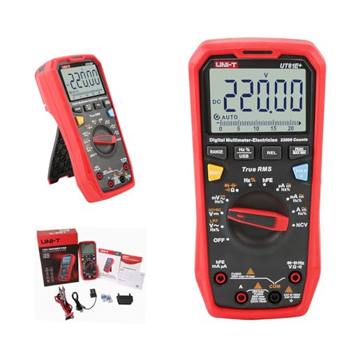 UNI-T UT61E+ 1000 V 20 A Digital Multimeter 22000 Counts Anzeige NCV hFE Auto Range True RMS AC/DC Spannung Strom Widerstand Kapazität Tester UNI-T UT61E+ 1000 V 20 A Digital Multimeter 22000 Counts Anzeige NCV hFE Auto Range True RMS AC/DC Spannung Strom Widerstand Kapazität Tester von UNI-TREND