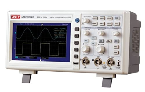UNI-T UTD2052CEX+ Dual-channels Desktop Digital Storage Oscilloscope for Laboratory and Electronic Repair Waveform Tester, 50MHz, 1GSa/s, 5,000wfms/s UNI-T UTD2052CEX+ Dual-channels Desktop Digital Storage Oscilloscope for Laboratory and Electronic Repair Waveform Tester, 50MHz, 1GSa/s, 5,000wfms/s von UNI-TREND