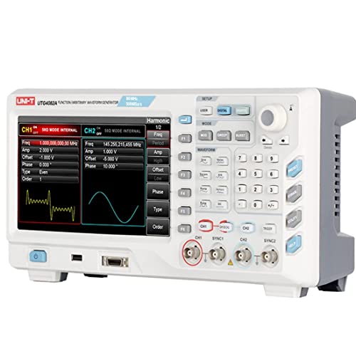 UNI-T UTG4082A Funktion/Arbitrary Waveform Generator Dual Channels, 8 inches TFT LCD, 80 MHz, 500 MSa/s von UNI-TREND