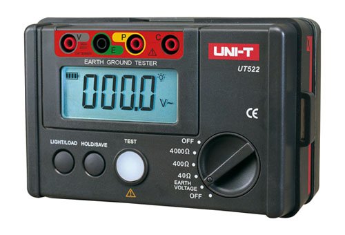 Uni-T UT-522 Erdwiderstandsmesser, Schwarz Uni-T UT-522 Erdwiderstandsmesser, Schwarz von UNI-TREND
