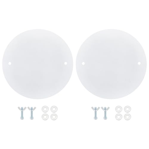 UNICRAFTALE 1 Set Weiße Hölzerne Tonbrettmatte Schlammbrett Flache Runde Töpferscheibe 30cm Runde Tonwurfschläger Für Kunsthandwerk Keramik Töpferwerkzeuge Töpferschläger Für Tragbares Tonkeilbrett von UNICRAFTALE