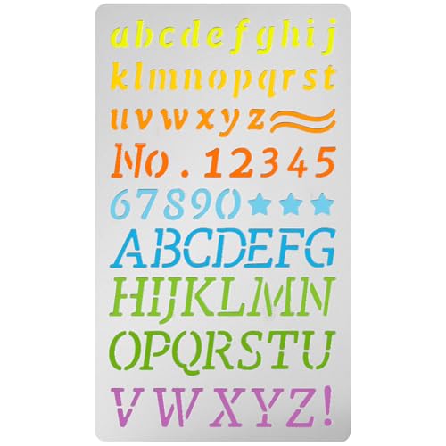 UNICRAFTALE 1 Stück Metallschablone Buchstaben Zahlenschablonen Für Tagebücher Edelstahl Malschablonen Holzvorlagen Alphabet Schablonen Zum Schnitzen Lesezeichen Zeichnen Scrapbooking Wanddekoration UNICRAFTALE 1 Stück Metallschablone Buchstaben Zahlenschablonen Für Tagebücher Edelstahl Malschablonen Holzvorlagen Alphabet Schablonen Zum Schnitzen Lesezeichen Zeichnen Scrapbooking Wanddekoration von UNICRAFTALE