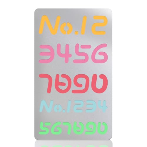 UNICRAFTALE Metallschablonen Zum Basteln Holzbrennen Zahlenschablonen Edelstahl Wiederverwendbare Vorlagen Für Journaling Zeichnen Airbrush Schnitzen Gravieren Scrapbooking 10cm Breit UNICRAFTALE Metallschablonen Zum Basteln Holzbrennen Zahlenschablonen Edelstahl Wiederverwendbare Vorlagen Für Journaling Zeichnen Airbrush Schnitzen Gravieren Scrapbooking 10cm Breit von UNICRAFTALE