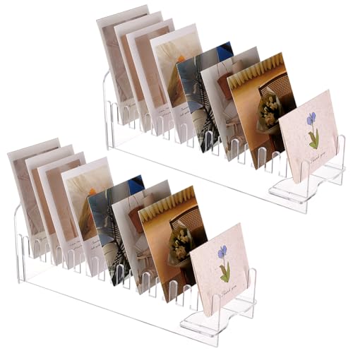 UNICRAFTALE 2 Set 15 Ebenen Acryl Ausstellungsständer Transparent Grußkarten Ausstellungsständer Tragbarer Karten Ausstellungsständer Aufkleber Ausstellungsständer Ständer Untersetzer Für Tischplatte UNICRAFTALE 2 Set 15 Ebenen Acryl Ausstellungsständer Transparent Grußkarten Ausstellungsständer Tragbarer Karten Ausstellungsständer Aufkleber Ausstellungsständer Ständer Untersetzer Für Tischplatte von UNICRAFTALE