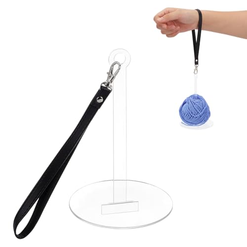 UNICRAFTALE 2 Set Acryl Garnhalter Das Handgelenk Zum Häkeln Tragbarer Garnknäuel Ständer Mit Lederarmband Weißer Garnhalter Verhindert Verheddern Fehlausrichtung Für Strickliebhaber UNICRAFTALE 2 Set Acryl Garnhalter Das Handgelenk Zum Häkeln Tragbarer Garnknäuel Ständer Mit Lederarmband Weißer Garnhalter Verhindert Verheddern Fehlausrichtung Für Strickliebhaber von UNICRAFTALE