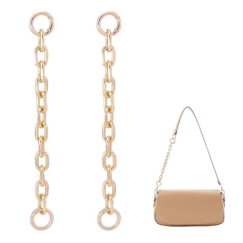 UNICRAFTALE 2 Stück 21cm Taschenverlängerungskette Goldfarben Handtaschengurtverlängerung Taschengurtverlängerung Metallkabelkette Geldbörsengurtverlängerung Taschengurtersatz Zum Basteln von Taschen UNICRAFTALE 2 Stück 21cm Taschenverlängerungskette Goldfarben Handtaschengurtverlängerung Taschengurtverlängerung Metallkabelkette Geldbörsengurtverlängerung Taschengurtersatz Zum Basteln von Taschen von UNICRAFTALE