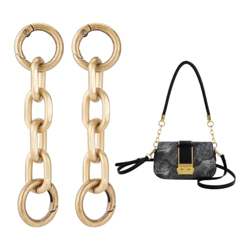 UNICRAFTALE 2 Stück Aluminium Taschenkette Antik Bronze Taschenverlängerungsketten 9.7 cm Geldbörsenkette Metall Schultertaschengurt Verlängerung Mit Federtorringen Für Taschengurte Ersatzzubehör UNICRAFTALE 2 Stück Aluminium Taschenkette Antik Bronze Taschenverlängerungsketten 9.7 cm Geldbörsenkette Metall Schultertaschengurt Verlängerung Mit Federtorringen Für Taschengurte Ersatzzubehör von UNICRAFTALE