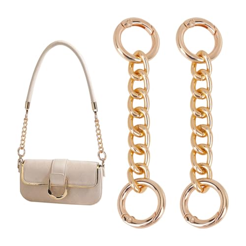 UNICRAFTALE 2 Stück Kurze Taschenketten Geldbörsenriemenver Längerung 10.55cm Goldene Handtaschen Verlängerungskette Schulterriemen für Taschen Für Crossbody Schulter Handtaschen Taschen Zubehör UNICRAFTALE 2 Stück Kurze Taschenketten Geldbörsenriemenver Längerung 10.55cm Goldene Handtaschen Verlängerungskette Schulterriemen für Taschen Für Crossbody Schulter Handtaschen Taschen Zubehör von UNICRAFTALE