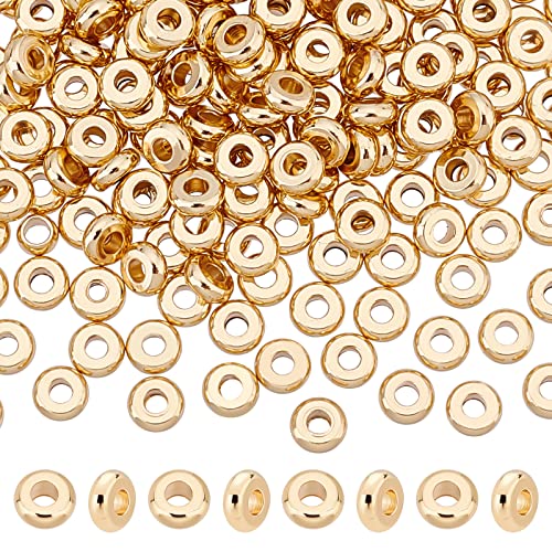 UNICRAFTALE 200 Stk 4 mm Flache Runde Perlen 202 Edelstahl Abstandsperlen Loch 1.5 mm Echte 18 Karätige Vergoldete Perlen zum Auffädeln Metall Zwischenperlen Für DIY Armbänder Halsketten Schmuck UNICRAFTALE 200 Stk 4 mm Flache Runde Perlen 202 Edelstahl Abstandsperlen Loch 1.5 mm Echte 18 Karätige Vergoldete Perlen zum Auffädeln Metall Zwischenperlen Für DIY Armbänder Halsketten Schmuck von UNICRAFTALE