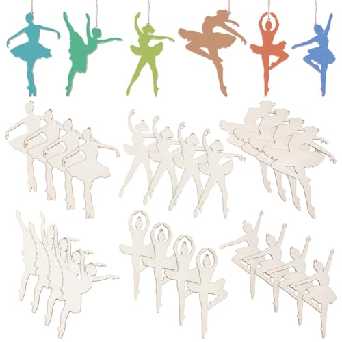 UNICRAFTALE 24 Stück Holz Silhouetten Ballerinas Bastelarbeiten Unbehandelte Holz Silhouette Ballerina Ausschnitte Alte Spitzen Silhouette Ballerina Hängeornamente DIY Für Heimparty Dekoration UNICRAFTALE 24 Stück Holz Silhouetten Ballerinas Bastelarbeiten Unbehandelte Holz Silhouette Ballerina Ausschnitte Alte Spitzen Silhouette Ballerina Hängeornamente DIY Für Heimparty Dekoration von UNICRAFTALE