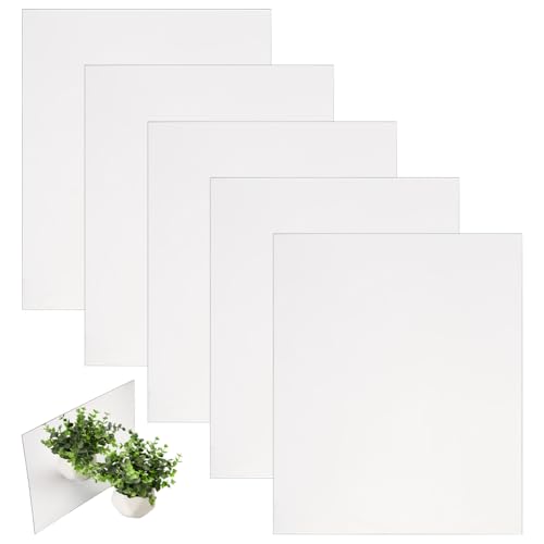 UNICRAFTALE 5 Stück Wandspiegelfliese Acrylspiegel Wandaufkleber Spiegelfliesen Flexible Spiegelplatten Spiegel Starrer Spiegel Wanddekorationsset Für Badezimmer Zuhause Fitnessstudio Schlafzimmer von UNICRAFTALE