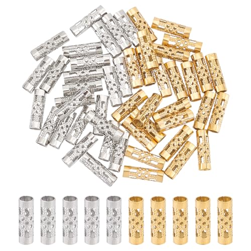 UNICRAFTALE 50 Stk 2 Farben Rohr Perlen 304 Edelstahl Säulen Perlen 4mm Durchmesser Säulen Abstandsperlen Metall Distanzperlen Für Schmuckherstellung DIY Halsketten Armbänder Ohrringe UNICRAFTALE 50 Stk 2 Farben Rohr Perlen 304 Edelstahl Säulen Perlen 4mm Durchmesser Säulen Abstandsperlen Metall Distanzperlen Für Schmuckherstellung DIY Halsketten Armbänder Ohrringe von UNICRAFTALE
