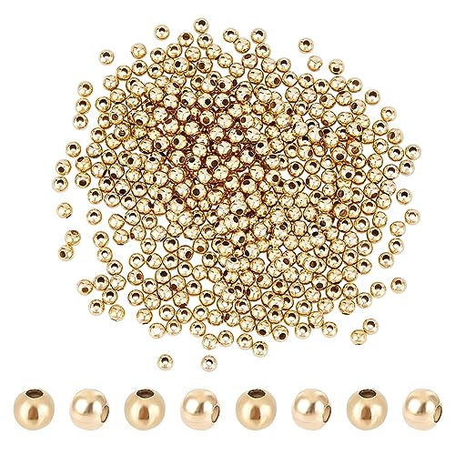 UNICRAFTALE 500 Stk 3mm Gold Perlen Edelstahl Perlen Runde Abstandsperlen 1.2mm Loch Winzige Zwischenperlen Metall Quetschperlen Für Armbänder Halsketten Schmuckherstellung UNICRAFTALE 500 Stk 3mm Gold Perlen Edelstahl Perlen Runde Abstandsperlen 1.2mm Loch Winzige Zwischenperlen Metall Quetschperlen Für Armbänder Halsketten Schmuckherstellung von UNICRAFTALE