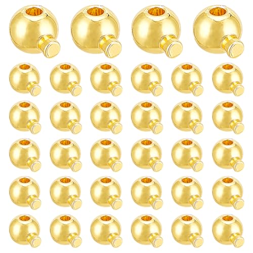 UNICRAFTALE 60 Stück 18 Karat Vergoldete Crimpperlen Stopperperlen In Großpackung Mit Stift Lose Rondell Abstandsperlen Metall Runde Stopper Crimp Endperlen Zur Schmuckherstellung Zubehör UNICRAFTALE 60 Stück 18 Karat Vergoldete Crimpperlen Stopperperlen In Großpackung Mit Stift Lose Rondell Abstandsperlen Metall Runde Stopper Crimp Endperlen Zur Schmuckherstellung Zubehör von UNICRAFTALE