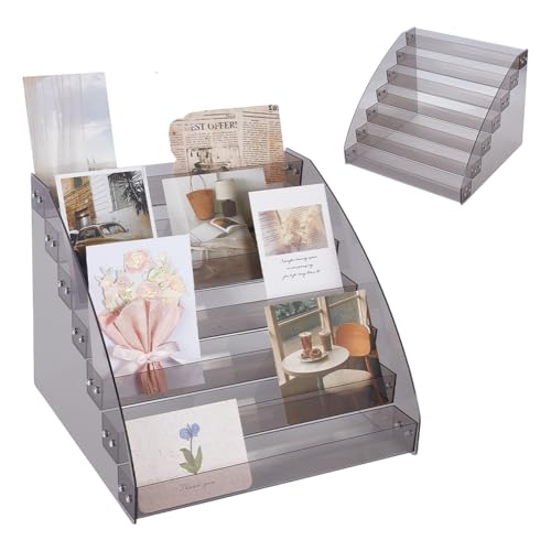 UNICRAFTALE 7 Stufiger Präsentationsständer Für Grußkarten Aus Acryl Tragbar Weihnachtskartenständer Aufbewahrung Aufkleber Organizer Briefmarken Postkarten Post Grußkartenhalter 30.5x30x25cm UNICRAFTALE 7 Stufiger Präsentationsständer Für Grußkarten Aus Acryl Tragbar Weihnachtskartenständer Aufbewahrung Aufkleber Organizer Briefmarken Postkarten Post Grußkartenhalter 30.5x30x25cm von UNICRAFTALE
