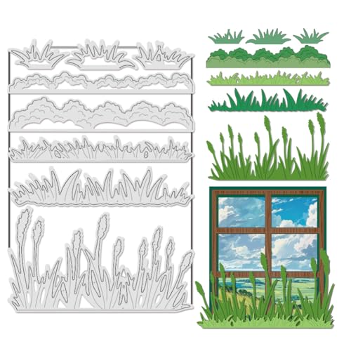 UNICRAFTALE 8 Stück Gras Metall Stanzformen Für Die Kartenherstellung Papierprägung Stanzformen Set Schablonen Vorlagen Form Scrapbooking Werkzeug Für Heimwerker Basteln Scrapbooking Fotorahmen Album UNICRAFTALE 8 Stück Gras Metall Stanzformen Für Die Kartenherstellung Papierprägung Stanzformen Set Schablonen Vorlagen Form Scrapbooking Werkzeug Für Heimwerker Basteln Scrapbooking Fotorahmen Album von UNICRAFTALE