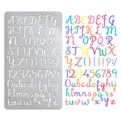 UNICRAFTALE Metallschablone Zum Basteln Buchstaben Malschablone Blumen Zahlen Zeichenvorlage Wiederverwendbare Alphabet Vorlage Für Heimwerker Scrapbooking Schnitzen Gravieren Holzbrennen UNICRAFTALE Metallschablone Zum Basteln Buchstaben Malschablone Blumen Zahlen Zeichenvorlage Wiederverwendbare Alphabet Vorlage Für Heimwerker Scrapbooking Schnitzen Gravieren Holzbrennen von UNICRAFTALE