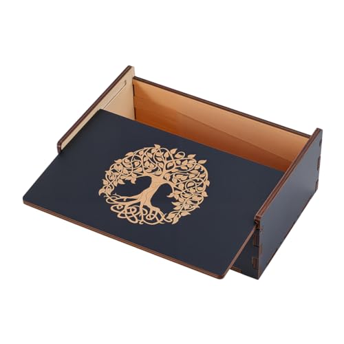 UNICRAFTALE Tarotkartenbox Kleine Aufbewahrungsbox Für Tarotkarten Lebensbaum Druck Tarothalter Schmuckschatulle Aus Holz Für Würfel Heimdekoration Kristallsteine Hexerei UNICRAFTALE Tarotkartenbox Kleine Aufbewahrungsbox Für Tarotkarten Lebensbaum Druck Tarothalter Schmuckschatulle Aus Holz Für Würfel Heimdekoration Kristallsteine Hexerei von UNICRAFTALE