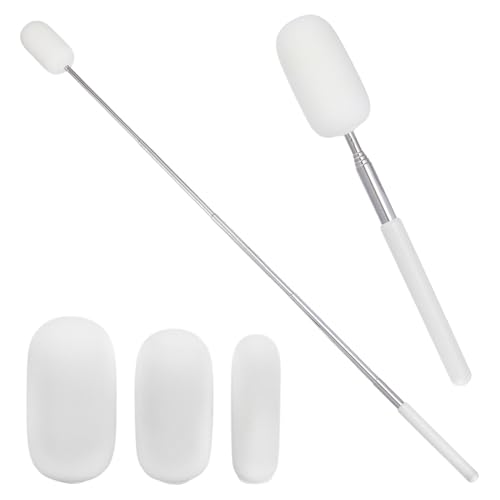 UNICRAFTALE Teleskop Schwammstab Für Töpferwaren Zum Entfernen von Überschüssigem Wasser von Hohen Oder Schmalen Töpferwaren. Weißer Teleskopgriff Aus Edelstahl Mit 3 saugfähigem Ersatzschwammkopf UNICRAFTALE Teleskop Schwammstab Für Töpferwaren Zum Entfernen von Überschüssigem Wasser von Hohen Oder Schmalen Töpferwaren. Weißer Teleskopgriff Aus Edelstahl Mit 3 saugfähigem Ersatzschwammkopf von UNICRAFTALE