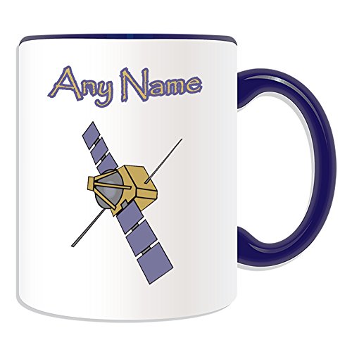 Personalisierbares Geschenk – Künstlicher Satelliten-Becher (Militär-Design, Farboptionen) – beliebiger Name Nachricht auf Ihrem einzigartigen – Armee Streitkräfte Soldat Weltkrieg Waffe Kampf von UniGift