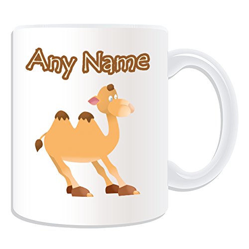 Personalisiertes Geschenk – Camel Tasse (Animal Design Thema, weiß) – alle Nachricht/Name auf Ihre einzigartige Tasse von UNIGIFT