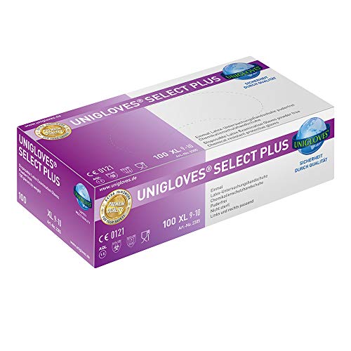 Select Plus, Untersuchungs - Einmalhandschuh, Größe L (1x100 Stück) von UNIGLOVES