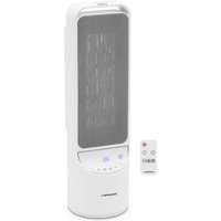 Uniprodo - Elektro-Heizlüfter Heizstrahler Elektroheizer 1200/2000 w schwenkbar weiß von UNIPRODO