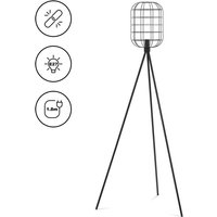 Stehlampe offener Gitterschirm 40 w E27 Höhe 163 cm Stehleuchte Standleuchte von UNIPRODO