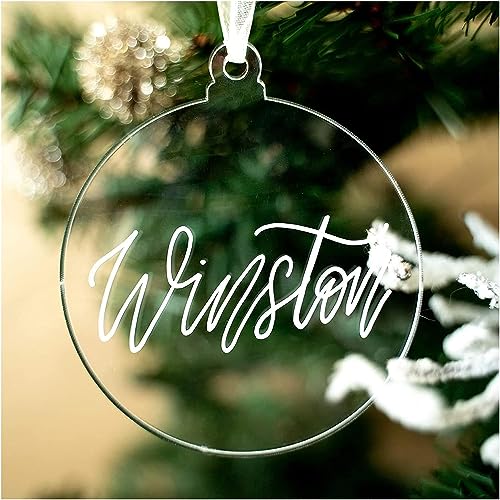 UNIQOOO 2023 Transparente, runde Acryl-Weihnachtsdekoration, DIY, Bulk-Blanko-Glühbirne, Weihnachtskugel, Baumschmuck, Strumpf-Namensschild, Urlaubsanhänger, Momento, 18 Stück, 4 mm extra dick UNIQOOO 2023 Transparente, runde Acryl-Weihnachtsdekoration, DIY, Bulk-Blanko-Glühbirne, Weihnachtskugel, Baumschmuck, Strumpf-Namensschild, Urlaubsanhänger, Momento, 18 Stück, 4 mm extra dick von UNIQOOO
