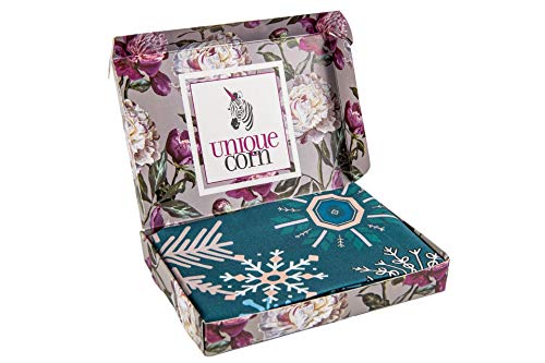 UNIQUE CORN Geschirrhandtücher Set – 2er Pack Geschirrtücher aus 100% Baumwolle, fusselfrei & saugfähig, 45x65 cm, modern & farbenfroh, ideal als Küchendekoration & Geschenkidee von UNIQUE CORN