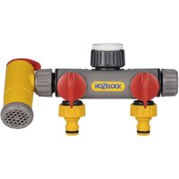2250 0000 flowmax ™ 2-Wege-Verteiler 12 - 15 mm (1/2') ø mit Regulierventil - Hozelock von Hozelock