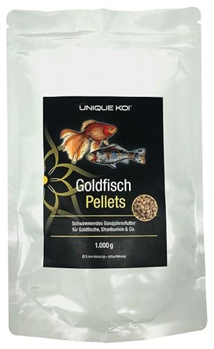 Unique Koi Goldfisch Pellets Ø 3 mm 1 kg | BiotopfischFutter Fischfutter Koifutter, Winterfutter, Schwimmfutter, Herbstfutter Unique Koi Goldfisch Pellets Ø 3 mm 1 kg | BiotopfischFutter Fischfutter Koifutter, Winterfutter, Schwimmfutter, Herbstfutter von UNIQUE KOI
