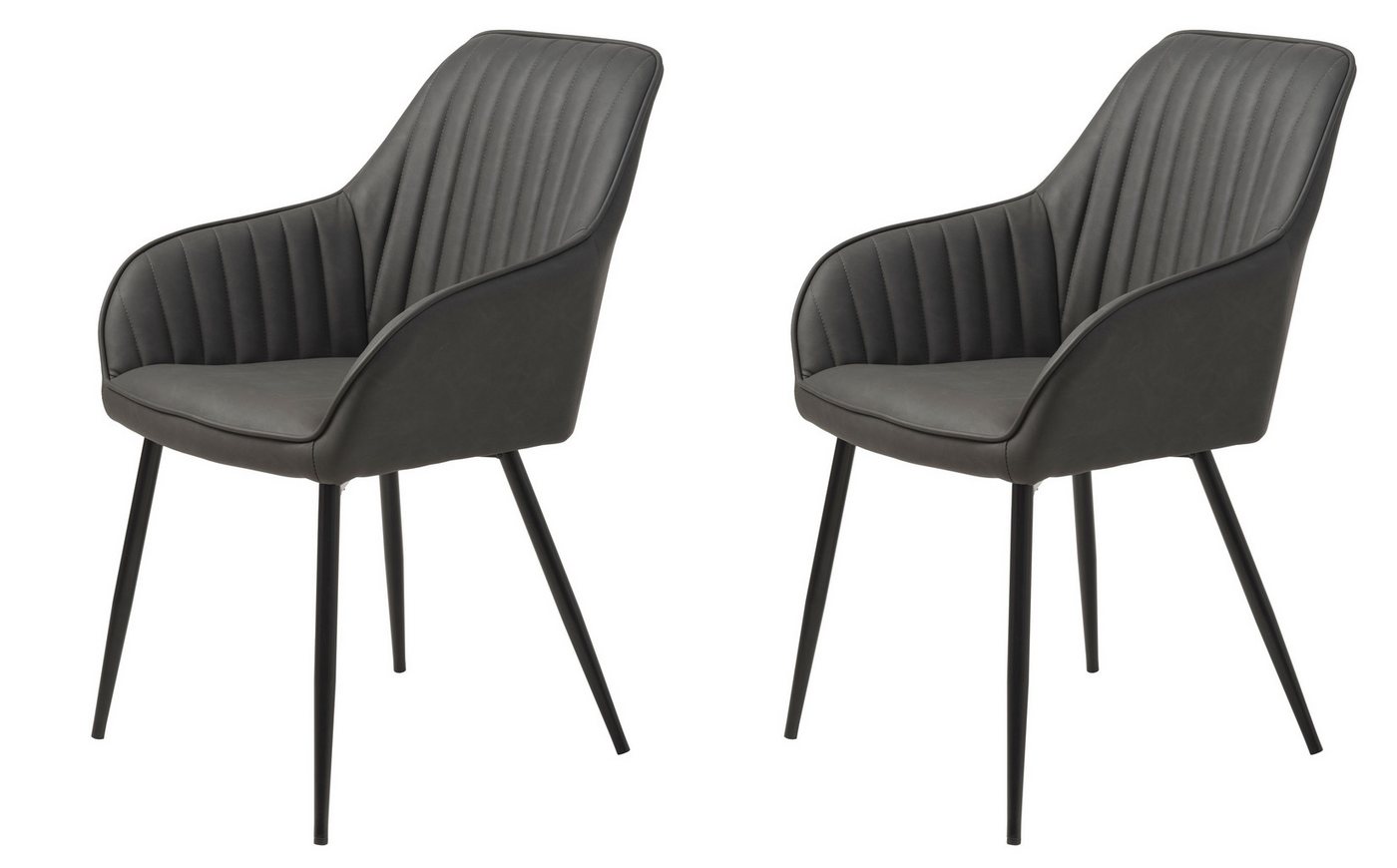 UNIQUE furniture A/S Stuhl 58 x 85 x 59 cm (B/H/T) (2er-Set) von UNIQUE furniture A/S
