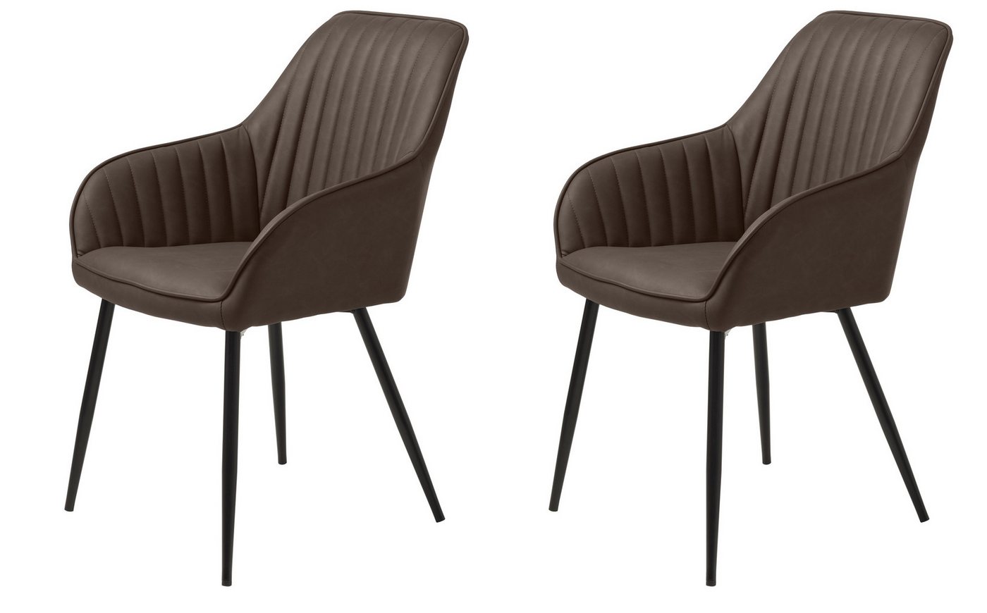 UNIQUE furniture A/S Stuhl 58 x 85 x 59 cm (B/H/T) (2er-Set) von UNIQUE furniture A/S