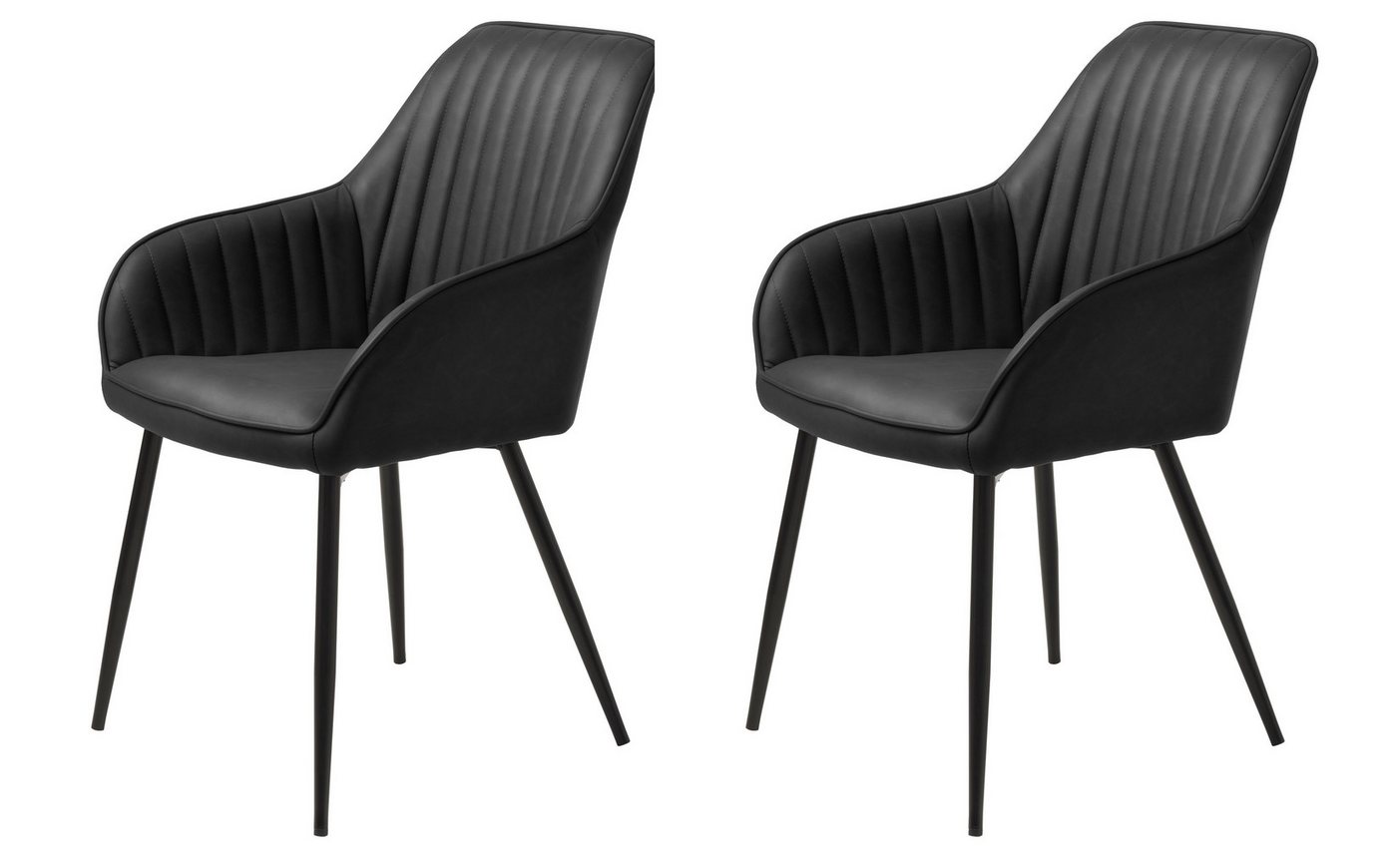 UNIQUE furniture A/S Stuhl 58 x 85 x 59 cm (B/H/T) (2er-Set) von UNIQUE furniture A/S